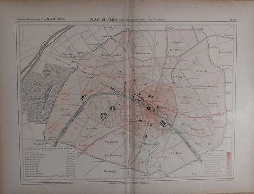 Carte geographique 1883 - de,