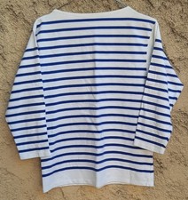 Tricot Rayé 2002 AUTHENTIQUE Marinière coton MARINE NATIONALE Marin Matelot