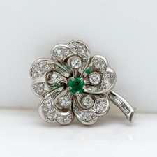 Broche 750/18K Or Blanc