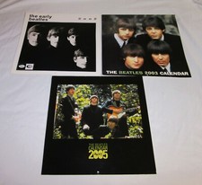 The Beatles-Out of Print Vintage Calendars-Lot of 3