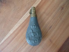 POIRE A PLOMBS OU A POUDRE DE CHASSE FIN XIXEME SIECLE