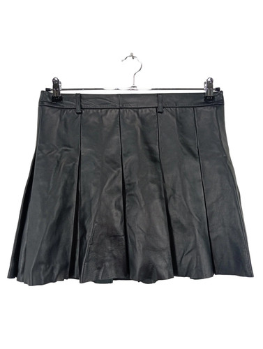 Mini jupe femme noir cuir - mini-jupe,