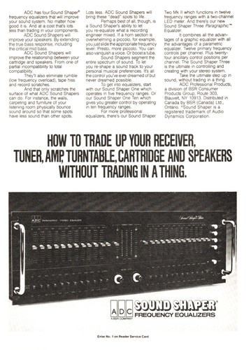 Adc sound shaper equalizer - shaper,