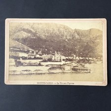 Photo MONACO Le Tir Aux Pigeons fin XIXè 1880 Photographie Ancienne