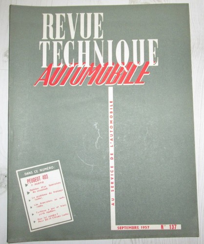 Peugeot 403 partie revue - 403,