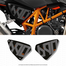 Kit Autocollant Capots Latéraux Sous Selle pour KTM Duke 690 2012-2020