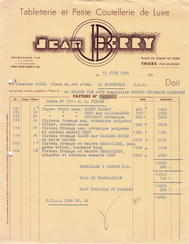 Thiers coutelier jean berry - thiers,