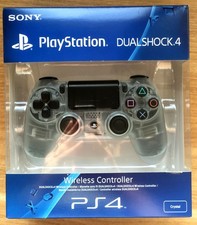 MANETTE OFFICIELLE SANS FIL SONY PS4 DUALSHOCK 4 CRYSTAL COMPLÈTE EN BOÎTE CIB