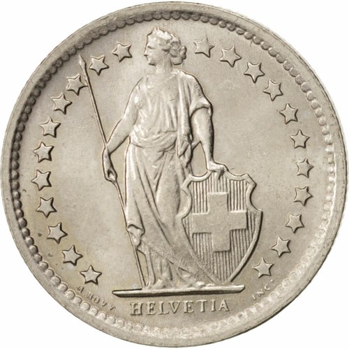 413907 monnaie suisse - suisse,, 1/2