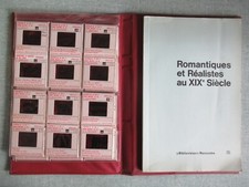 POCHETTE 36 DIAPOSITIVES : ROMANTIQUES ET REALISTES XIX SIECLE - BIBLIOVISION