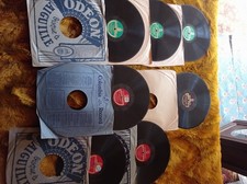 Lot 7 disques 78 tours Odeon