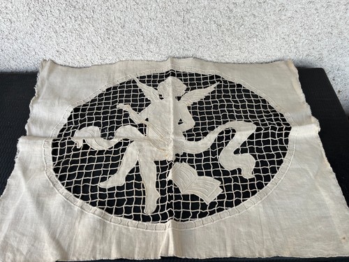 Broderie richelieu ancienne - broderie,