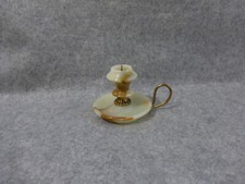 porte bougie en onyx et laiton