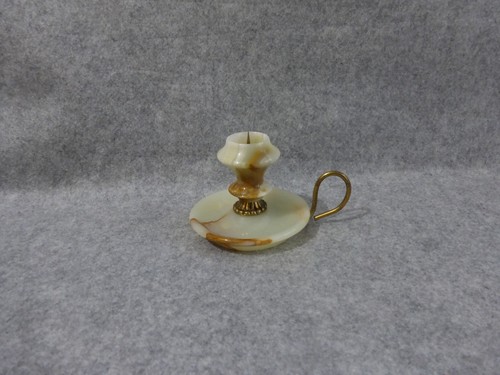 Porte bougie onyx laiton - bougie,