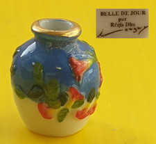 Fève - Emaux de Longwy 2007 - Vase Belle de jour par Régis Dho - Signé Longwy