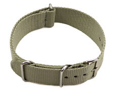 Bracelet NATO Nylon résistant gris beige 18mm 20mm 22mm 24mm NEUF