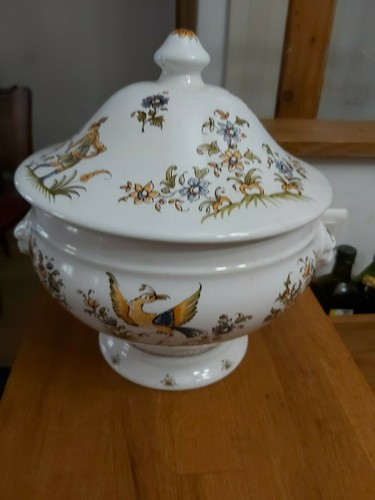 Soupière faïence décor - soupière ,