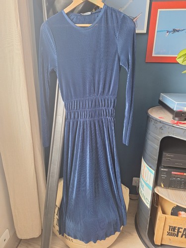 Robe longue plissée - ,