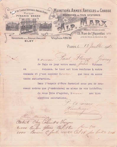 Paris armurier marx - armurier,
