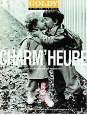 PUBLICITE ADVERTISING  026  2002  Goldy montre enfants Flik Flak