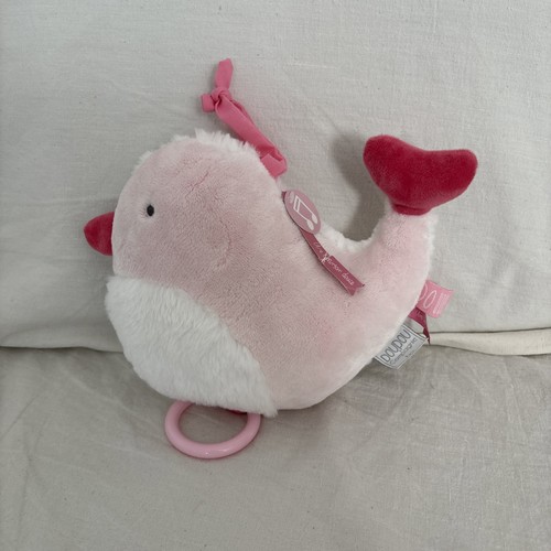 Doudou musical oiseau rose - doudou,