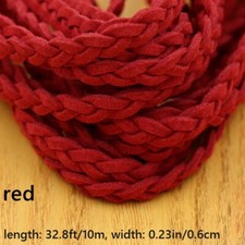 10m velours tressé bracelet - tressé,