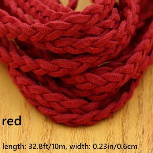 10m velours tressé - velours, bracelet