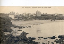 cpa Bretagne - Le Pouldu - les grands sables - vue prise du rocher