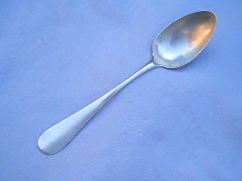 Cuillère argent massif