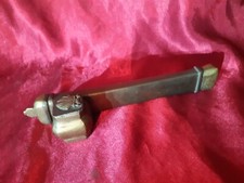 Ancien encrier plumier ottoman en bronze divit qalamdan