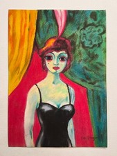 KEES VAN DONGEN Dessin sur papier (fait main) signé et estampillé art vintage...