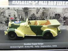 HUMBER SUPER SNIPER 1943 N°53 Militaire 1/43éme IXO Neuf Boite Origine