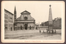 FIRENZE -CARTE CABINET R&J.D., Chiesa di S. Maria Novella, Photomécanique c.1898