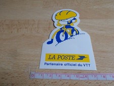 Autocollant LA POSTE - PARTENAIRE OFFICIEL DU VTT