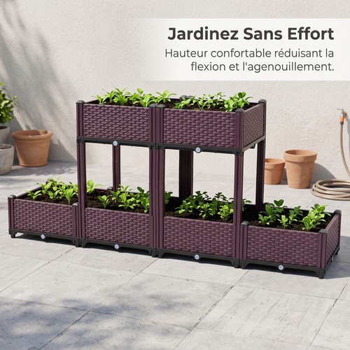 Jardinière modulable grande - jardinière,