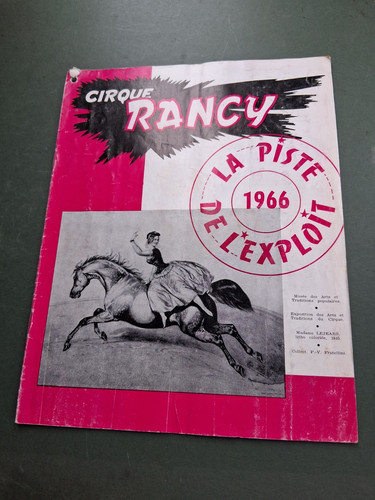 1966 programme cirque rancy - 1966,