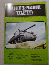 Maquettes -PLASTIQUE mpm Magazine, N°29- 1973 - Avion , Bateaux ,char Militaire