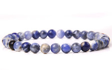 Bracelet de perles Sodalite en