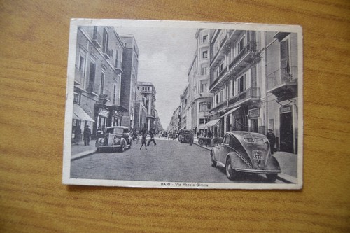 Carte postale bari via abbate - bari,