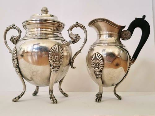 Pot lait sucrier - pot, à