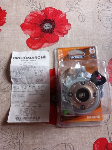 Detendeur gaz butane - butane, quick-on