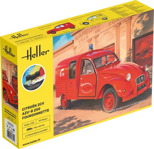 Maquette citroën 2cv azu - maquette,