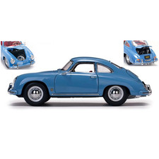 PORSCHE 356A 1500 GS CARRERA GT 1957 LIGHT BLUE 1:18 Sunstar Auto Stradali Nouve