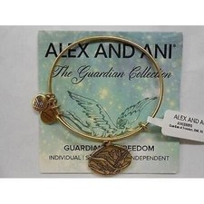 Alex and Ani Gardien De Liberté Extensible Câble Bracelet Rafaelian Or Nwtbc