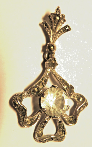Pendentif ruban ancien façon - ruban,