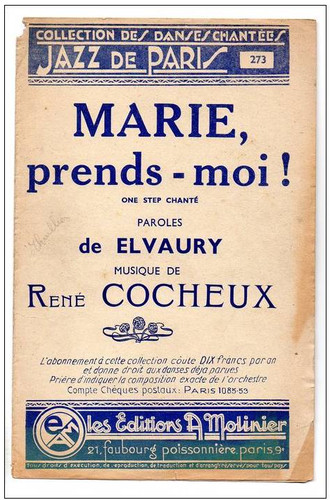 Partition molinier marie - a.,