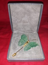 DAUM Broche Papillon Bijoux en Pâte de verre-Occasion en état SUP** N°727/2