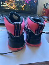 RUNNING ENFANT FILLE ADIDAS T 31 NOIR ET ROSE PARFAIT ETAT