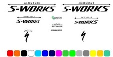 Autocollant en vinyle DX+SX pour cadre de vélo de route VTT S-Work-Specialized