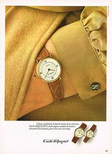 PUBLICITE  1979   EMILE PEQUINET  montre